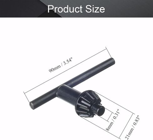مفتاح تشاك مثقاب Utoolmart، القطر الخارجي 21 مم للمثقاب البديل للعتاد، مفتاح تشاك ذو نقطة بارزة 8 مم، قطعة واحدة in Kuwait