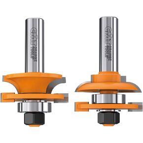 CMT 891.502.11 2-Piece Rail & Stile Bit Set, 1/2-Inch Shank, 1-3/4-Inch Diameter, Carbide-Tipped in Kuwait