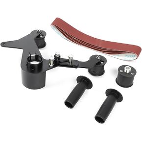 Belt Sander Adapter for Angle Grinder - Pipe or Tube Sanding Attachment, Easy Assembling Grinder Bearing, Professional Polishing Tool for Rust Removal in Kuwait
