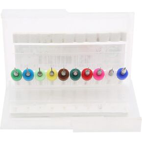 10Pcs PCB Drill Bits Set Tungsten Steel 0.1-1.0mm Micro Twist Bits for Print Circuit Board CNC Engraving in Kuwait