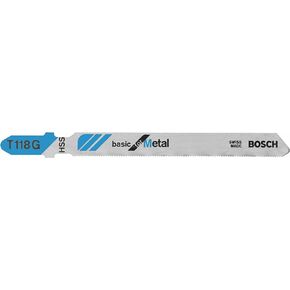 BOSCH T118G 5-Piece 3-5/8 In. 36 TPI Basic for Metal T-Shank Jig Saw Blades in Kuwait