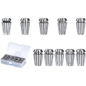 DUPHA 10pcs ER16 Precision Spring Collet Set, 1-10mm CNC Router Spring Chuck for CNC Engraving Milling Lathe Chuck Tool in Saudi Arabia