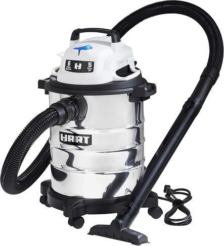 6 Gallon Stainless Steel Wet & Dry Vacuum 5.0 Peak HP in Kuwait