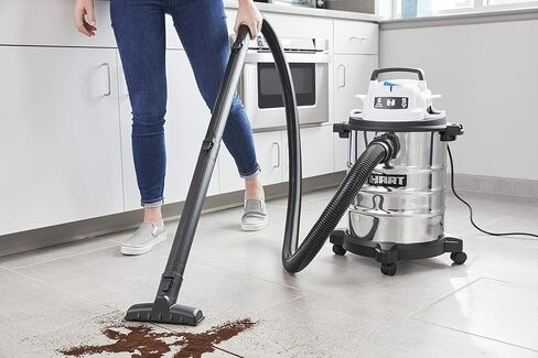 6 Gallon Stainless Steel Wet & Dry Vacuum 5.0 Peak HP in Kuwait