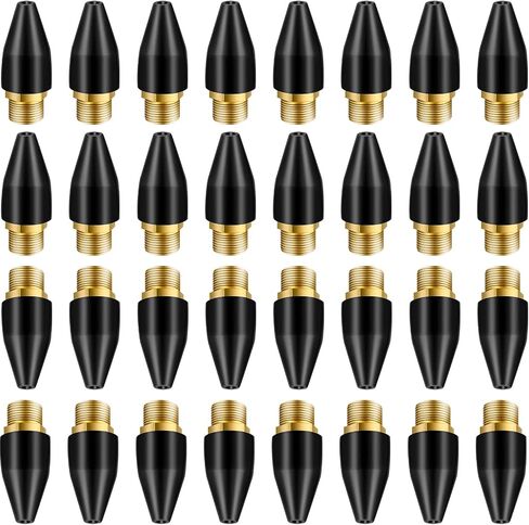 32 Pcs Black Rubber Air Tool Tip Air Nozzle for Blow Tool Air Compressor Blower Nozzle Blow Gun Rubber Tip Air Compressor Replacement Parts Accessories in Saudi Arabia
