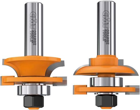 CMT 891.502.11 2-Piece Rail & Stile Bit Set, 1/2-Inch Shank, 1-3/4-Inch Diameter, Carbide-Tipped in Saudi Arabia