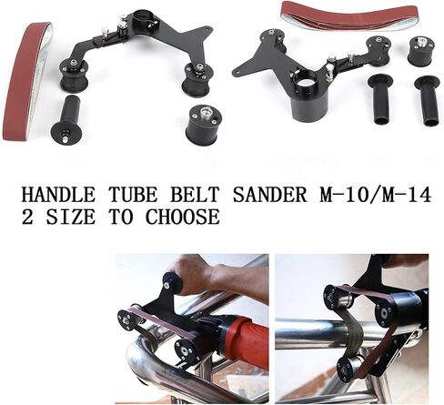 محول صنفرة الحزام لمطحنة الزوايا - مرفق صنفرة الأنابيب أو الأنبوب، محمل مطحنة سهل التجميع، أداة تلميع احترافية لإزالة الصدأ in Kuwait