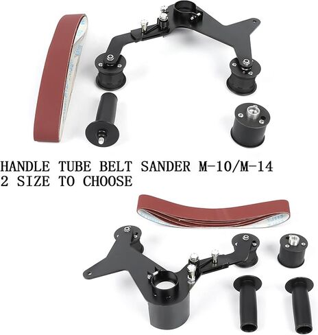 محول صنفرة الحزام لمطحنة الزوايا - مرفق صنفرة الأنابيب أو الأنبوب، محمل مطحنة سهل التجميع، أداة تلميع احترافية لإزالة الصدأ in Kuwait