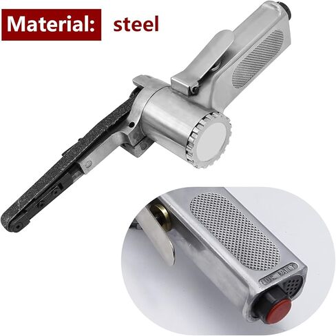 10mm Pneumatic Belt Sander Pneumatic Sander Equipped Air Operated Power Belt Sander Sanding Grinder File with 10 abrasive belts in Saudi Arabia
