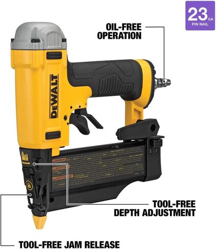 DEWALT Pin Nailer, 23 Gauge, 2-Inch (DWFP2350K) in Saudi Arabia