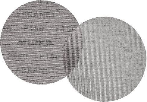 Mirka Abranet 6 Inch Grip Sanding Discs 80 Grit Hook and Loop Mesh | 50pcs in Saudi Arabia