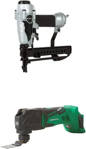 Metabo HPT 1/4-Inch Narrow Crown Finish Stapler (N3804AB3) w/ Metabo HPT 1-1/4 Inch 18 Gauge Narrow Crown Finish Staples | 1,000 Count | 21105SHPT in Saudi Arabia