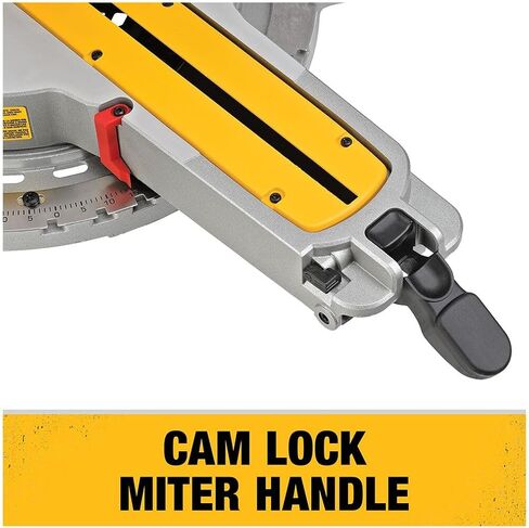 DEWALT Miter Saw, 12 Inch, 15 Amp, 3,800 RPM, Double Bevel Capacity, With Sliding Compound, Corded With Miter Saw Stand (DWS780 + DWX724) in Saudi Arabia
