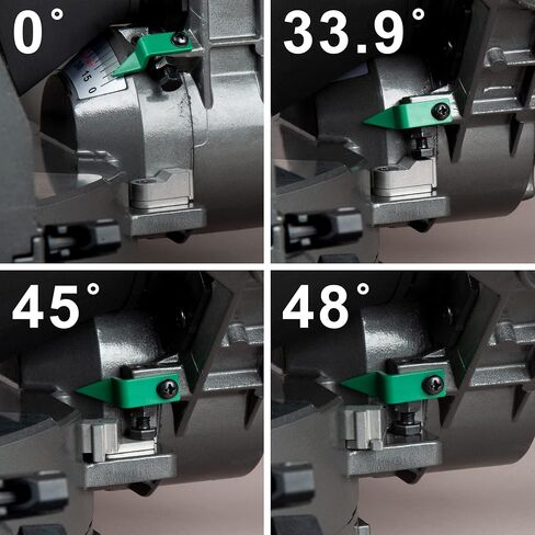 Metabo HPT 12-Inch Compound Miter Saw | Xact Cut LED Shadow Line System | Dual Bevel | C12FDHB in Saudi Arabia