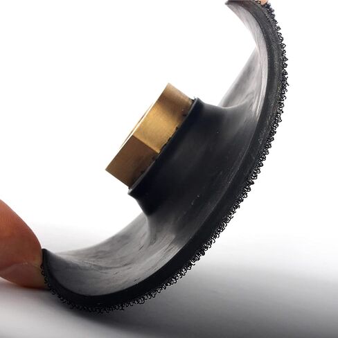 3" Rubber Backing Pad Black Backer Pads Hook and Loop Backing Holder 5/8-11 Thread For Angle Grinder 1PC in Saudi Arabia