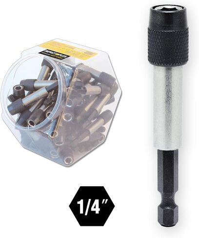 IVY Classic 44614 1/4" x 3" حامل رؤوس مغناطيسي سريع الفك، Impact Plus، 1/بطاقة in Kuwait