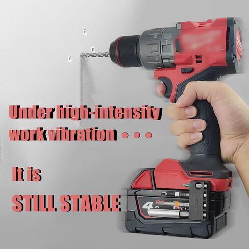 حاملات لقم سداسية مغناطيسية مطورة مقاس 1/4 بوصة مناسبة لسائقي تأثيرات ميلووكي 18 فولت، حامل أكمام لأداة الثقب المغناطيسية، تخزين لقمة لولبية سداسية على جانب مثقاب الطاقة، الجانب الأيسر in Kuwait