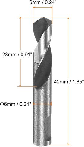 HARFINGTON 10pcs High-Speed Steel Drill Bits 5mmx55mm for Hole Saws Arbor Drill Bit Replacement Thick Metal Cutting in Saudi Arabia