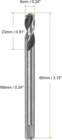 HARFINGTON 10pcs High-Speed Steel Drill Bits 5mmx55mm for Hole Saws Arbor Drill Bit Replacement Thick Metal Cutting in Saudi Arabia
