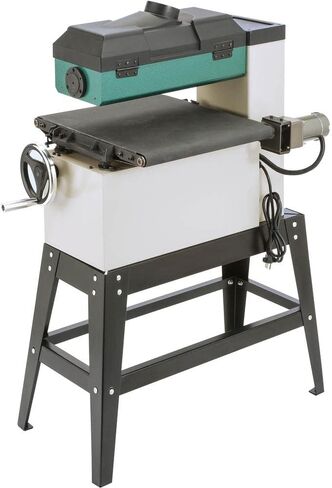 Grizzly Industrial G0458Z - ماكينة سنفرة أسطوانة مفتوحة مقاس 18 بوصة 1-1/2 HP مع تغذية VS in Kuwait