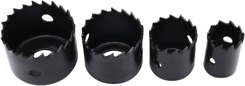 KUNTEC 17 Pieces Hole Saw Kit 3/4 inches-5 inches (19-127mm) Set with Mandrels, Super Sharp Saw Blade, Install Plate and Hex Key for Sawing Holes in Saudi Arabia