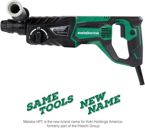 Metabo HPT Rotary Hammer | SDS Plus | 1-Inch, 7.5-Amp | For Drilling | Chipping and Hammer Drilling (DH26PF) in Saudi Arabia
