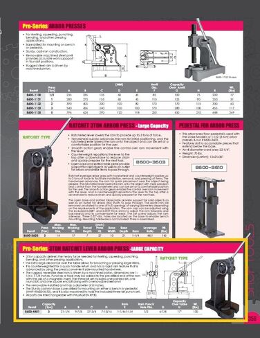 HHIP 8600-4401 مكبس أربور من النوع Pro-Series سعة 3 طن in Kuwait