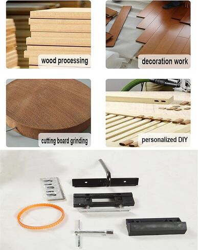 جهاز تخطيط النجارة الكهربائي من TECHTONGDA، جهاز تخطيط يدوي محمول، جهاز تخطيط الخشب اليدوي الدقيق، أدوات تخطيط الباب الناعم، آلة تخطيط الأرضية المسطحة للأثاث المنزلي 220 فولت in Kuwait