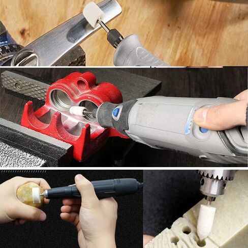 Polishing Buffing Wheel Set for Dremel Polishing Kit with 1/8" Shank Polishing Wheel for Rotary Tools Accessories 130Pcs in Kuwait