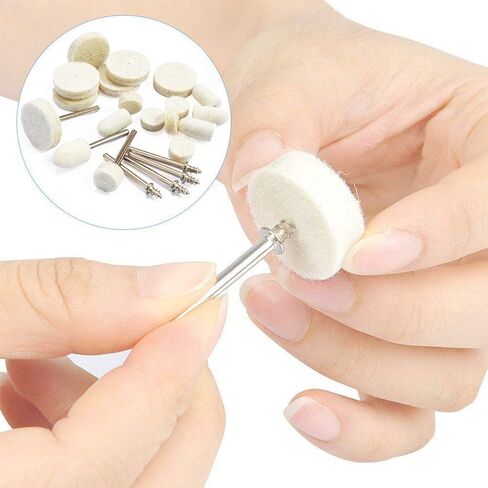 Polishing Buffing Wheel Set for Dremel Polishing Kit with 1/8" Shank Polishing Wheel for Rotary Tools Accessories 130Pcs in Kuwait