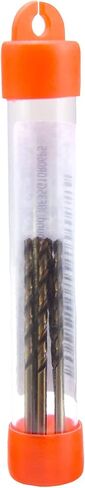 MAXTOOL No.20 5pcs Identical Jobber Length Drills Dia 0.161" HSS M35 Cobalt Twist Drill Bits Wire Gauge Numbered Golden Straight Drills; JBN35G10R20P5 in Saudi Arabia