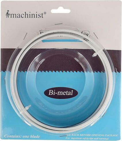 Imachinist S571214 M42 Bi-Metal 57" Inch Long, 1/2" Inch Wide, 0.025" Inch Thick, 14 TPI Bandsaw Blades for Soft Ferrous Metal in Saudi Arabia