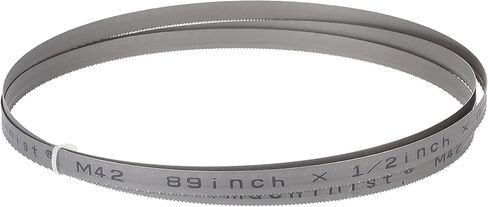Imachinist S891224 M42 89 بوصة × 1/2 بوصة × 0.025 بوصة شفرات منشار حزامي معدنية ناعمة ثنائية المعدن (24TPI) in Kuwait