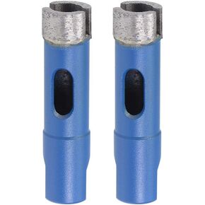 uxcell 10mm Sintered Diamond Core Drill Bits Hole Saws, Dry or Wet Drilling for Brick Concrete Block Masonry Marble, for M10 Angle Grinder, 2 Pcs