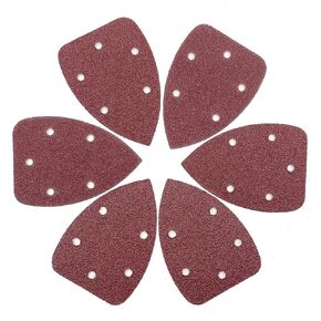 Detail Sander Sandpaper, 120 Grits Mouse Sanding Pads 5 Holes Hook and Loop Sanding Sheets for 140mm Mouse Palm Detail Sanders, 50pcs in Saudi Arabia