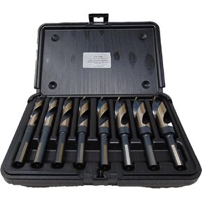 Norseman من Viking Drill and Tool 26473 8 قطع 9/16 بوصة إلى 1 بوصة. دوامة شديدة التحمل باللونين الأسود والذهبي 1/2 بوصة. مجموعة شانك in Saudi Arabia