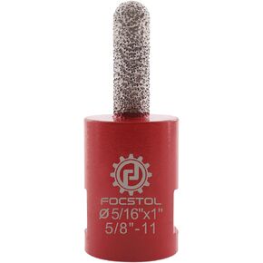 FOCSTOL Diamond Mortar Raking Bit - 5/16''x4''(8x100mm) Diamond Mortar Router for Mortar Raking Tuck Pointing Masonry Stone Brick Removal 5/8''-11 Thread in Saudi Arabia