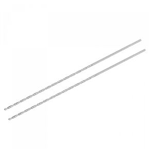 uxcell 6542 High Speed Steel Straight Shank Twist Drill Bit,Uncoated 1.8mm Drill Diameter 160mm Length 2 Pcs