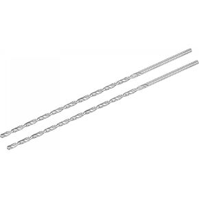 uxcell HSS(High Speed Steel) Extra Long Twist Drill Bits, 4.2mm Drill Diameter 250mm Length 2 Pcs in Saudi Arabia