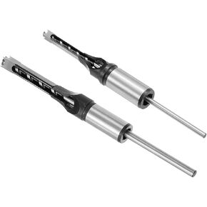 uxcell Square Hole Drill Bit Set for Wood 1/4" 5/16" Hollow Chisel Mortiser Auger Spur Cutter Tool, High Carbon Steel for Woodworking Carpentry in Saudi Arabia