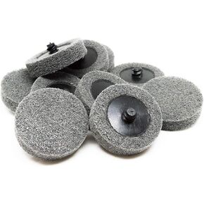 Benchmark Abrasives 2 Inch Sanding Discs Quick Change Aluminum Oxide Surface Preparation Wheels Polishing Wheel for Drill, Die Grinder Sanding Disc Paint Stripper & Removal - (10 Pack), Maroon - Fine in Saudi Arabia