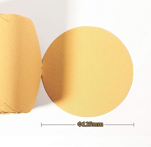 SPEEDWOX 100 Pcs 80 Grit 5 inch Round Sanding Paper Roll Sanding Disc | Adhesive Back PSA Sticky Back, No Hole Stick and Sand, For Wood, Auto Body Repair, Marine, Paint, Metal and Plastics in Saudi Arabia