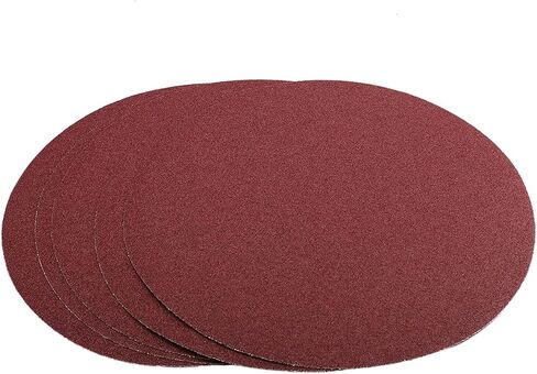 Utoolmart PSA Sanding Discs, 12-inch Self Stick Adhesive Back Sandpaper, 60 Grits No-Hole Aluminum Oxide Sanding Paper, for Random Orbital Sander, Wood, Metal Polishing, 8 Pcs in Saudi Arabia