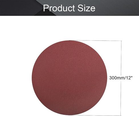 Utoolmart PSA Sanding Discs, 12-inch Self Stick Adhesive Back Sandpaper, 60 Grits No-Hole Aluminum Oxide Sanding Paper, for Random Orbital Sander, Wood, Metal Polishing, 8 Pcs in Saudi Arabia