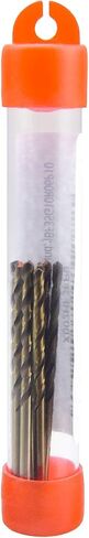 MAXTOOL 3/32" 10pcs Identical Jobber Length Drills HSS M35 Twist Drill Bits 5% Cobalt Fully Ground Golden Straight Shank Drills; JBF35G10R06P10 in Saudi Arabia
