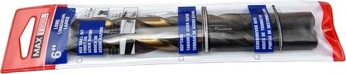 MAXTOOL 25/64" 2pcs Identical Jobber Length Drills HSS M2 Twist Drill Bits Fully Ground Black & Bronze Straight Shank Drills; JBF02H10R25P2 in Saudi Arabia