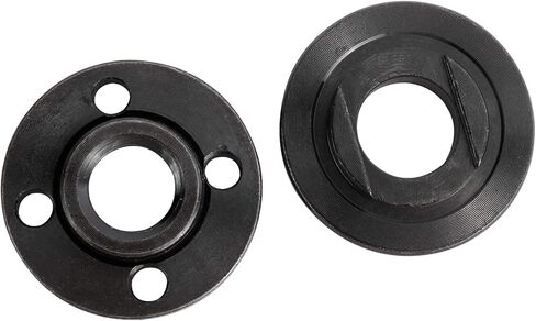 WerkWeit Grinder Angle Spanner Wrench Flange Nut Kit, 1PCS Angle Grinder Flange Wrench and 6PCS Flange Nuts, Compatible with Dewalt Bosch Black Decker Ryobi Makita(4.5" 5" 5/8-11) in Kuwait