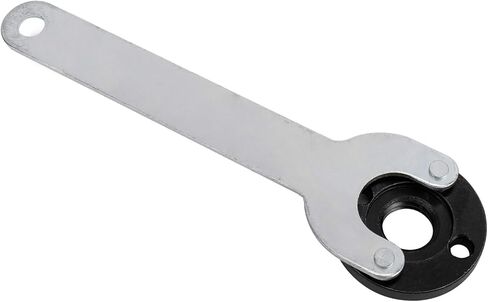 WerkWeit Grinder Angle Spanner Wrench Flange Nut Kit, 1PCS Angle Grinder Flange Wrench and 6PCS Flange Nuts, Compatible with Dewalt Bosch Black Decker Ryobi Makita(4.5" 5" 5/8-11) in Kuwait