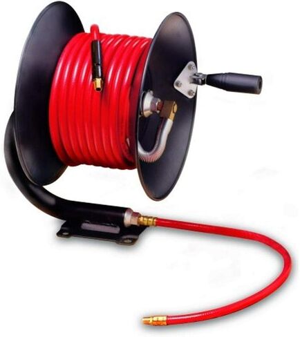 Workforce Manual Open Face Air Hose Reel, 3/8 in. x 50 ft., PVC - L8650 in Kuwait