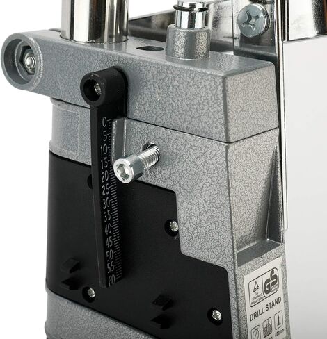 LuckyHigh Single Hole Adjustable Drill Press Stand 1 Mounting Hole Universal Bench Clamp Drill Press Table Workbench Repair Tool with Aluminum Base in Saudi Arabia